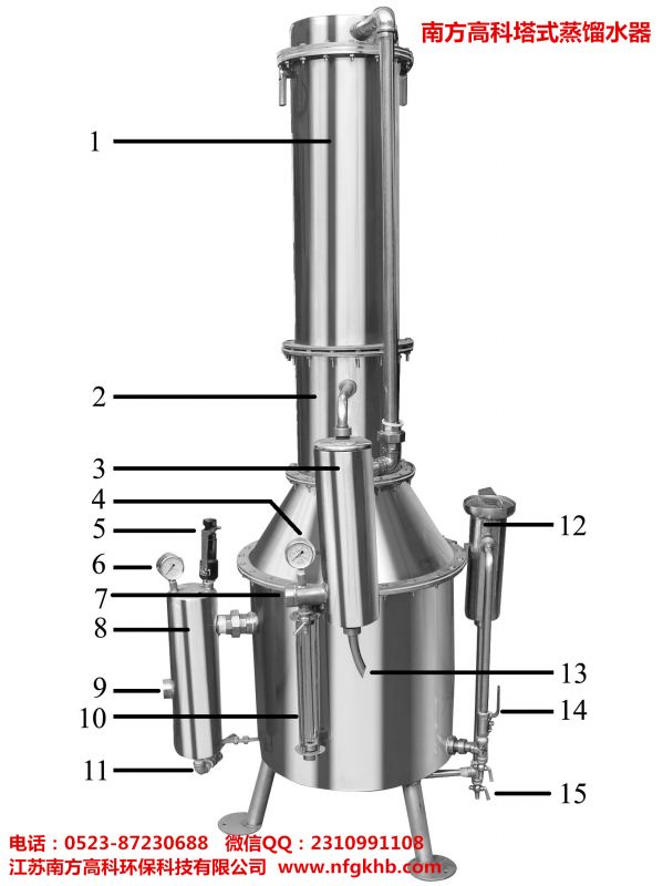 塔式蒸馏水器（50-400升）